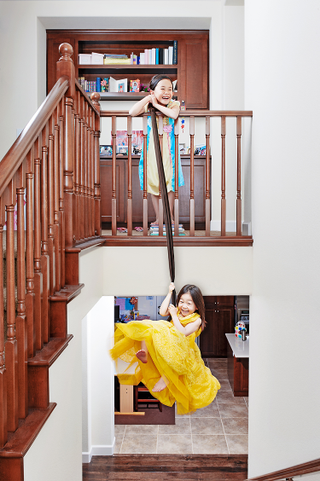Illustration for article titled Insane and magical photos a father created of his daughters